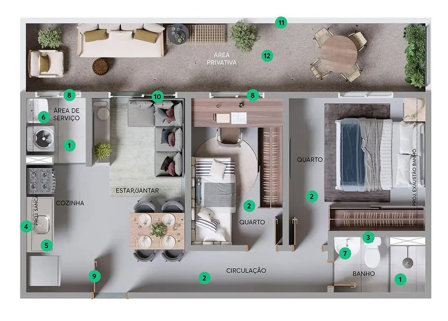Apartamento com 2 quartos à venda, 39m2 em Jardim Matarazzo, São Paulo - SP - imagem 3 Foto 3 de Apartamento com 2 quartos à venda, 39m2 em Jardim Matarazzo, São Paulo - SP