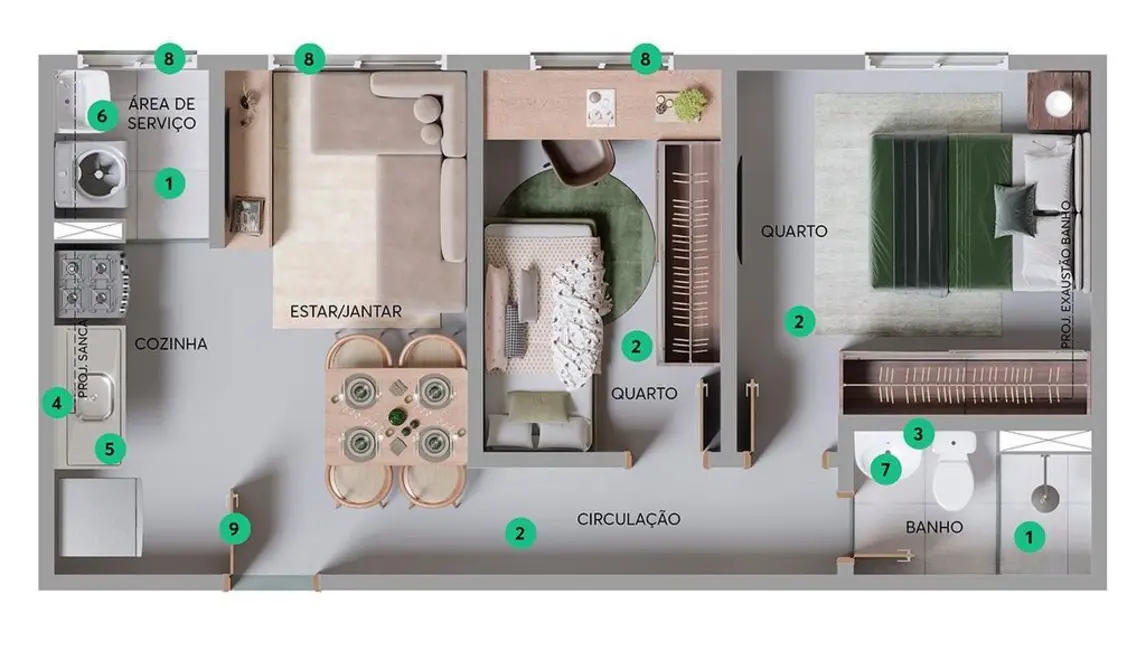Apartamento com 2 quartos à venda, 39m2 em Jardim Matarazzo, São Paulo - SP - imagem 4 Foto 4 de Apartamento com 2 quartos à venda, 39m2 em Jardim Matarazzo, São Paulo - SP