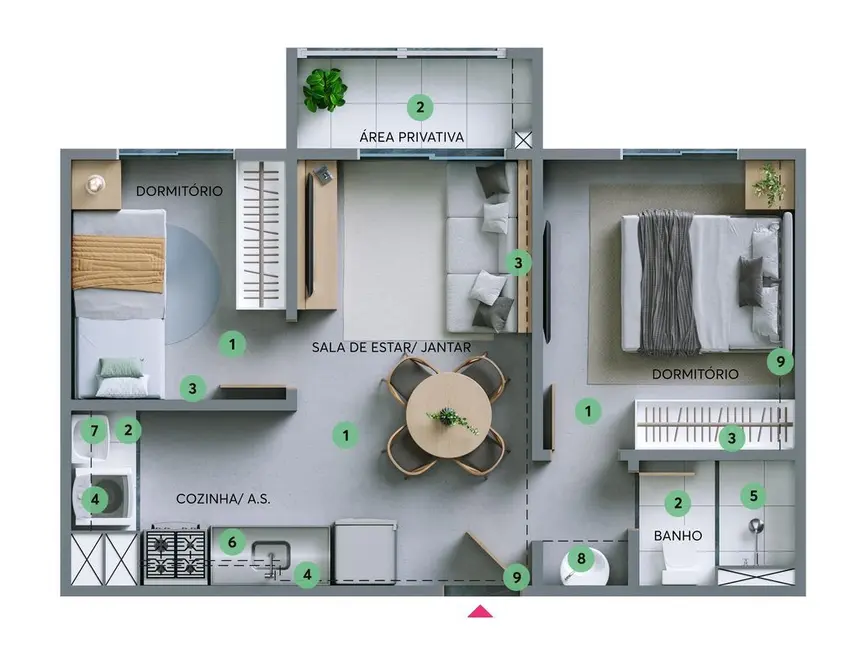Foto 1 de Apartamento com 2 quartos à venda, 33m2 em Jardim Cidade Pirituba, São Paulo - SP