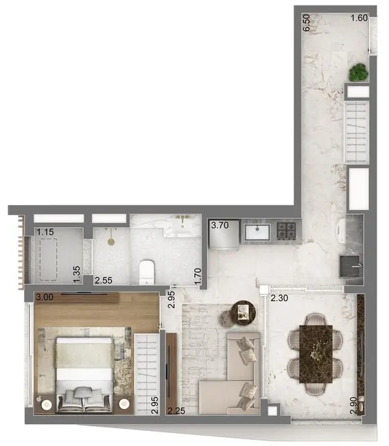 Foto 7 de Apartamento com 2 quartos à venda, 79m2 em Brooklin Novo, São Paulo - SP