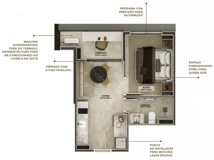 Foto 3 de Apartamento com 1 quarto à venda, 31m2 em Paraíso, São Paulo - SP