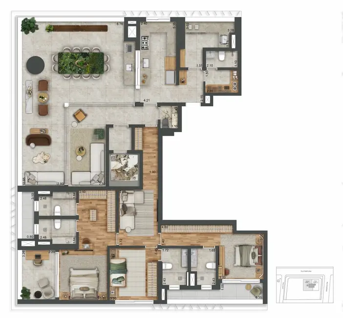 Foto 1 de Cobertura com 3 quartos à venda, 372m2 em Jardim Paulista, São Paulo - SP