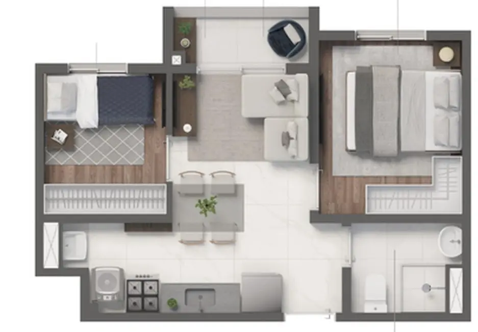 Foto 6 de Apartamento com 2 quartos à venda, 33m2 em Belenzinho, São Paulo - SP