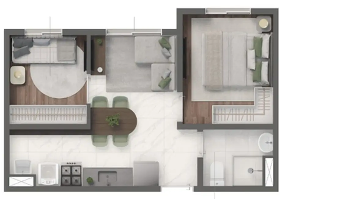 Foto 9 de Apartamento com 2 quartos à venda, 33m2 em Belenzinho, São Paulo - SP