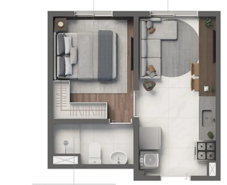 Foto 4 de Apartamento com 2 quartos à venda, 33m2 em Belenzinho, São Paulo - SP