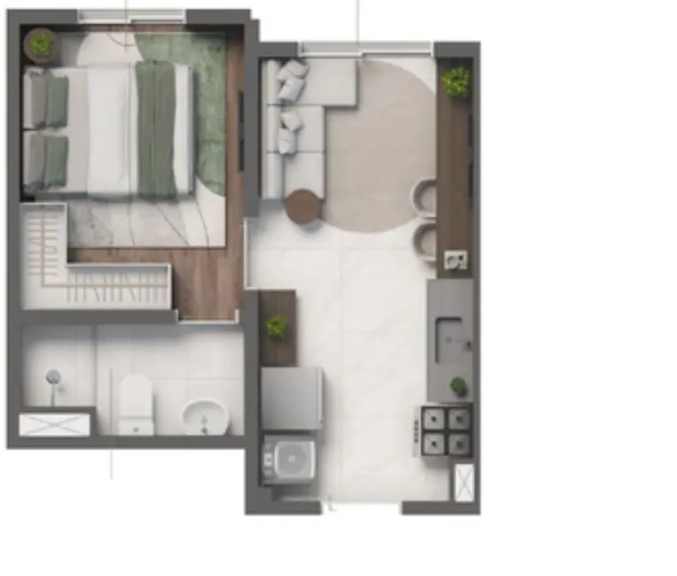 Foto 8 de Apartamento com 2 quartos à venda, 33m2 em Belenzinho, São Paulo - SP