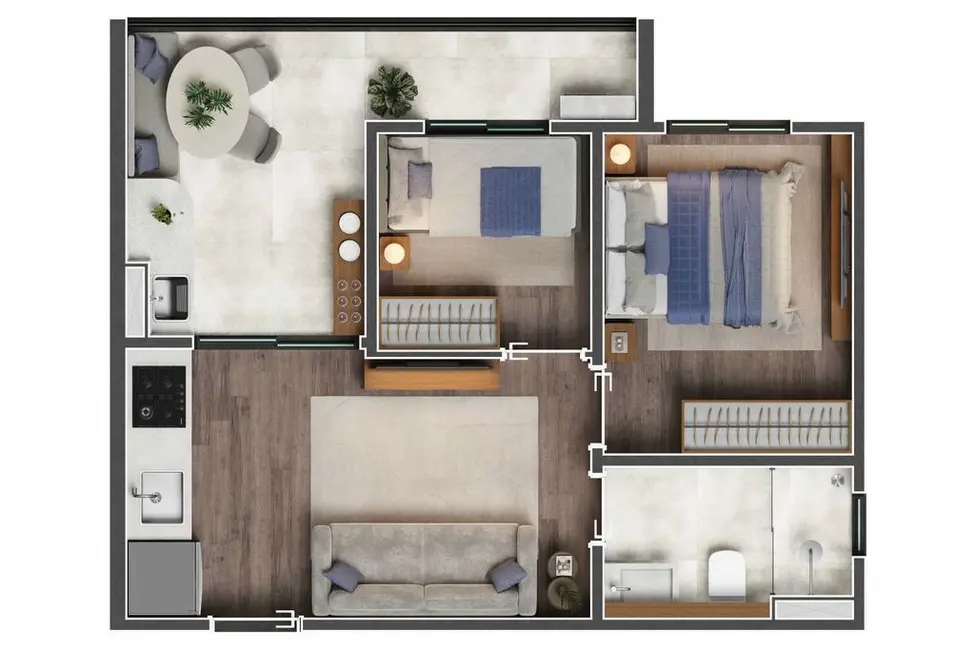 Foto 3 de Apartamento com 2 quartos à venda, 42m2 em Lapa, São Paulo - SP