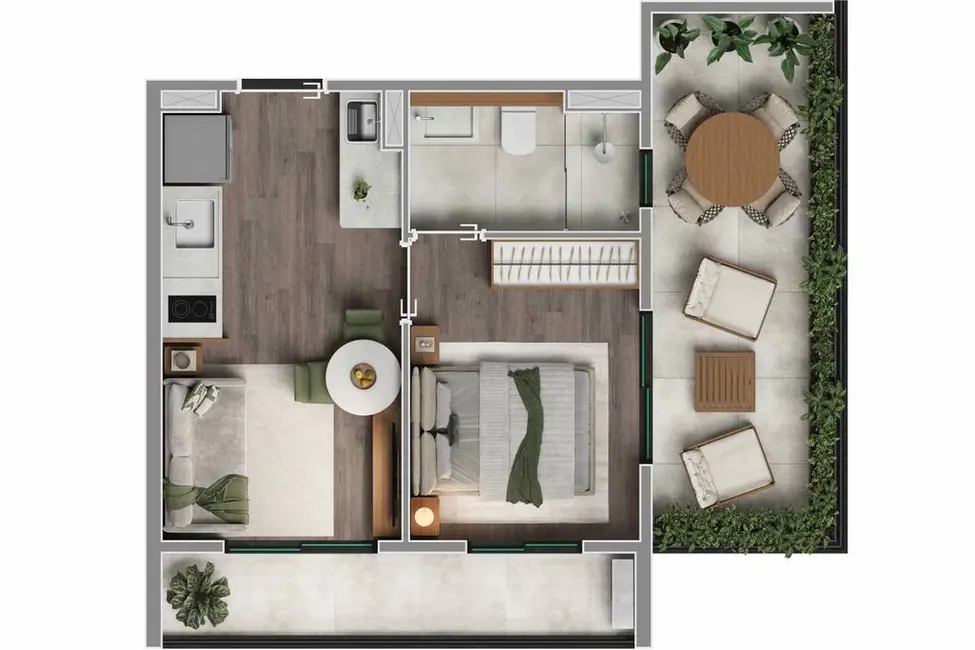 Foto 4 de Apartamento com 2 quartos à venda, 42m2 em Lapa, São Paulo - SP