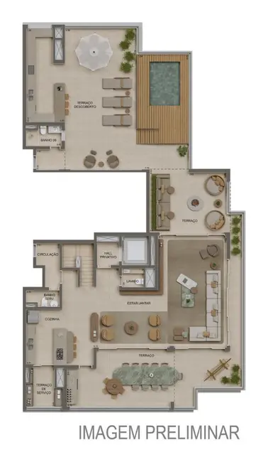 Apartamento com 4 quartos à venda, 254m2 em Jardim Anália Franco, São Paulo - SP - imagem 8 Foto 8 de Apartamento com 4 quartos à venda, 254m2 em Jardim Anália Franco, São Paulo - SP