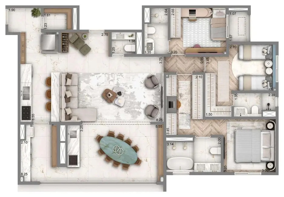 Apartamento com 2 quartos à venda, 76m2 em Chácara Santo Antônio (Zona Sul), São Paulo - SP - imagem 4 Foto 4 de Apartamento com 2 quartos à venda, 76m2 em Chácara Santo Antônio (Zona Sul), São Paulo - SP