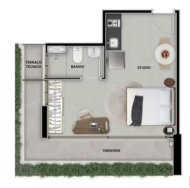 Kitnet com 1 quarto à venda, 42m2 em Moema, São Paulo - SP - imagem 1 Foto 1 de Kitnet com 1 quarto à venda, 42m2 em Moema, São Paulo - SP