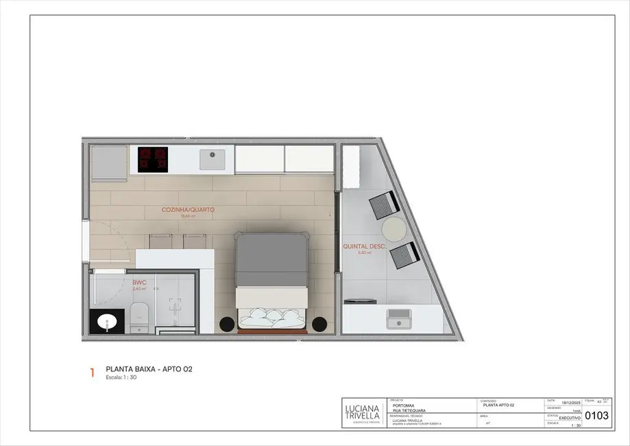 Foto 5 de Kitnet com 1 quarto à venda, 36m2 em Vila Zilda (Tatuapé), São Paulo - SP