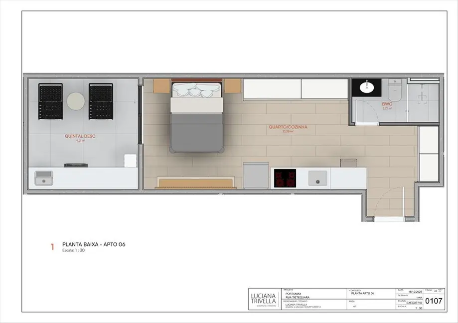 Foto 6 de Kitnet com 1 quarto à venda, 36m2 em Vila Zilda (Tatuapé), São Paulo - SP