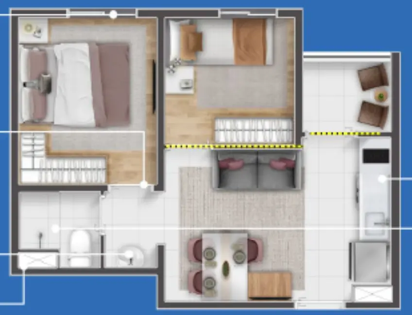 Foto 2 de Apartamento com 1 quarto à venda, 28m2 em São Paulo - SP