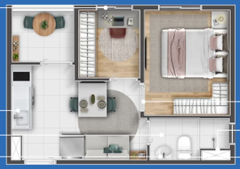 Foto 1 de Apartamento com 1 quarto à venda, 28m2 em São Paulo - SP