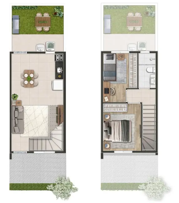 Casa de Condomínio com 2 quartos à venda, 54m2 em Jardim Santa Inês, Suzano - SP - imagem 2 Foto 2 de Casa de Condomínio com 2 quartos à venda, 54m2 em Jardim Santa Inês, Suzano - SP