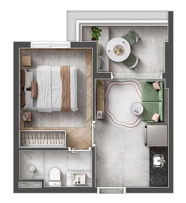 Apartamento com 2 quartos à venda, 38m2 em Vila Independência, São Paulo - SP - imagem 9 Foto 9 de Apartamento com 2 quartos à venda, 38m2 em Vila Independência, São Paulo - SP