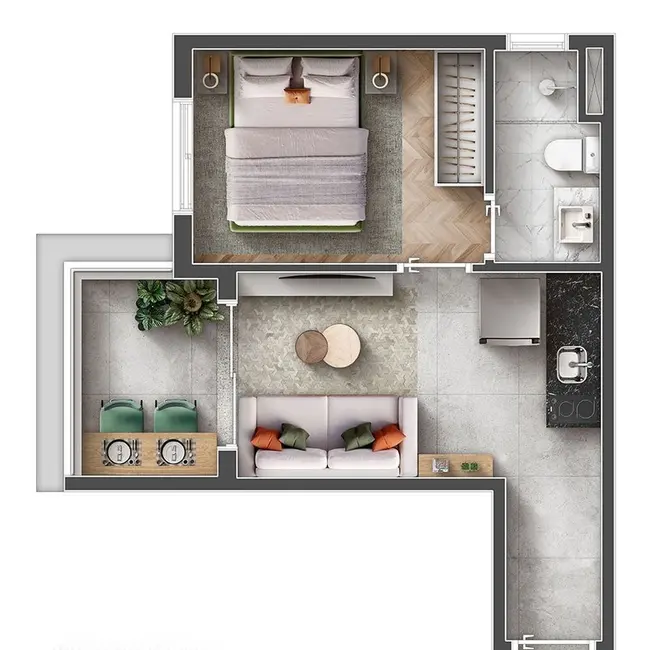 Apartamento com 2 quartos à venda, 38m2 em Vila Independência, São Paulo - SP - imagem 8 Foto 8 de Apartamento com 2 quartos à venda, 38m2 em Vila Independência, São Paulo - SP