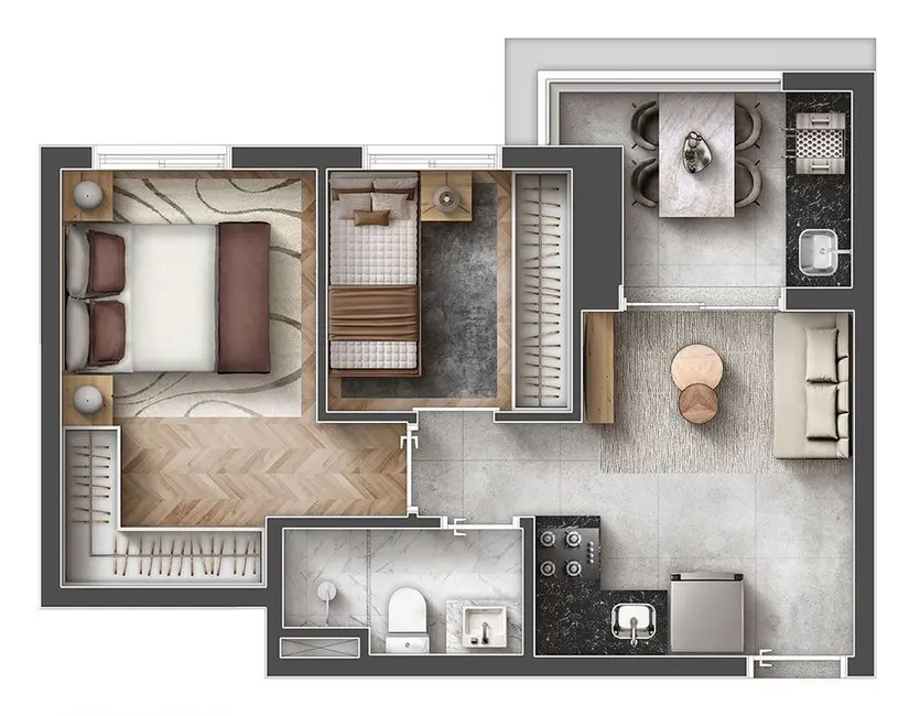 Apartamento com 2 quartos à venda, 38m2 em Vila Independência, São Paulo - SP - imagem 4 Foto 4 de Apartamento com 2 quartos à venda, 38m2 em Vila Independência, São Paulo - SP