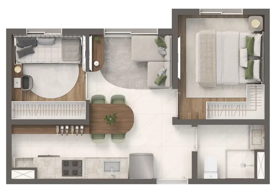 Apartamento com 1 quarto à venda, 25m2 em Vila Independência, São Paulo - SP - imagem 5 Foto 5 de Apartamento com 1 quarto à venda, 25m2 em Vila Independência, São Paulo - SP