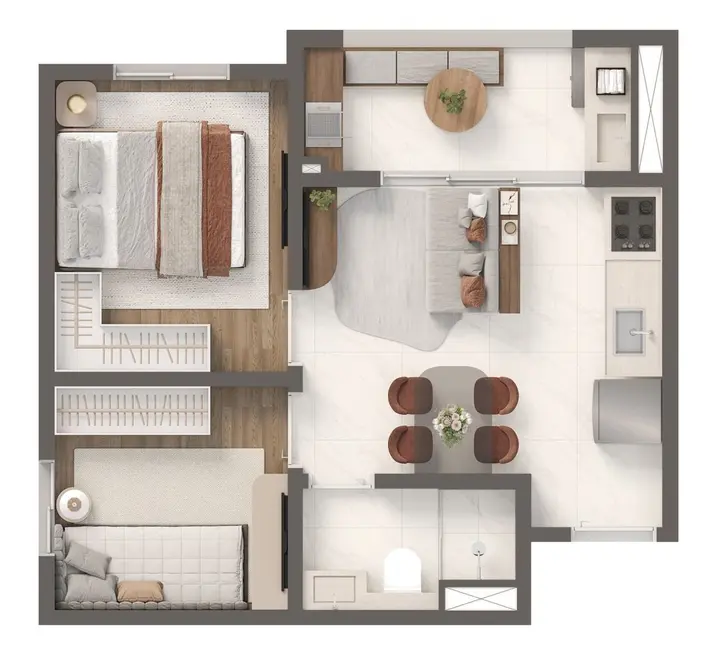Apartamento com 1 quarto à venda, 25m2 em Vila Independência, São Paulo - SP - imagem 4 Foto 4 de Apartamento com 1 quarto à venda, 25m2 em Vila Independência, São Paulo - SP