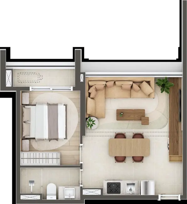 Foto 8 de Apartamento com 1 quarto à venda, 36m2 em Pinheiros, São Paulo - SP