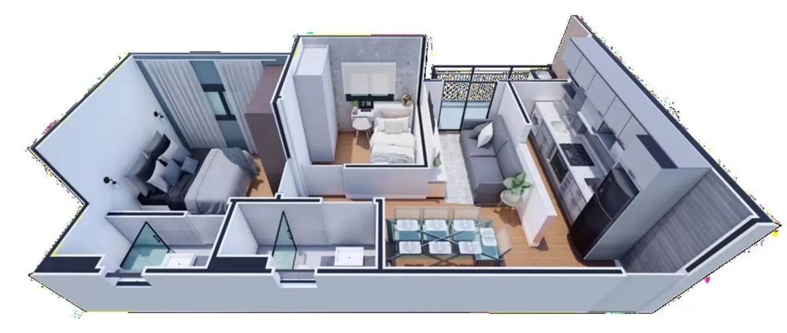 Apartamento com 2 quartos à venda, 50m2 em Paraíso, Santo Andre - SP - imagem 3 Foto 3 de Apartamento com 2 quartos à venda, 50m2 em Paraíso, Santo Andre - SP