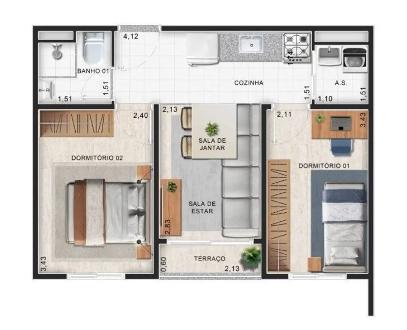 Foto 1 de Apartamento com 1 quarto à venda, 25m2 em Vila Polopoli, São Paulo - SP