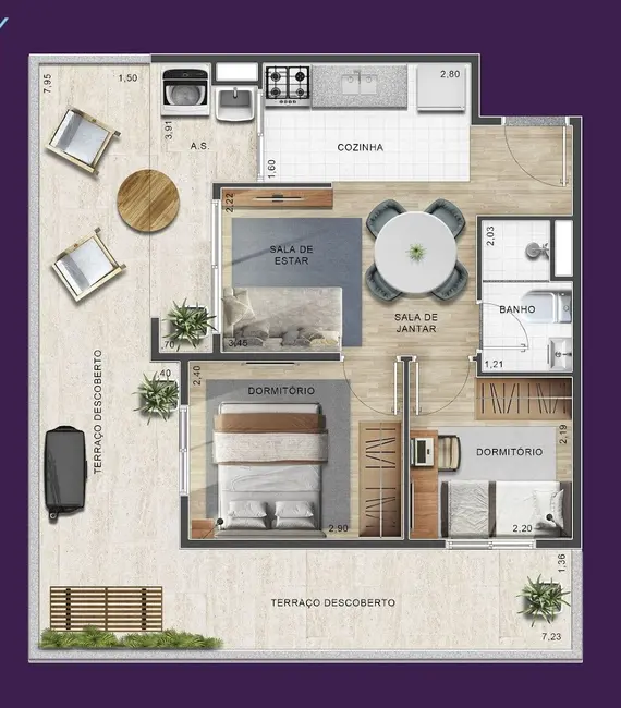 Apartamento com 2 quartos à venda, 36m2 em Vila Aricanduva, São Paulo - SP - imagem 3 Foto 3 de Apartamento com 2 quartos à venda, 36m2 em Vila Aricanduva, São Paulo - SP