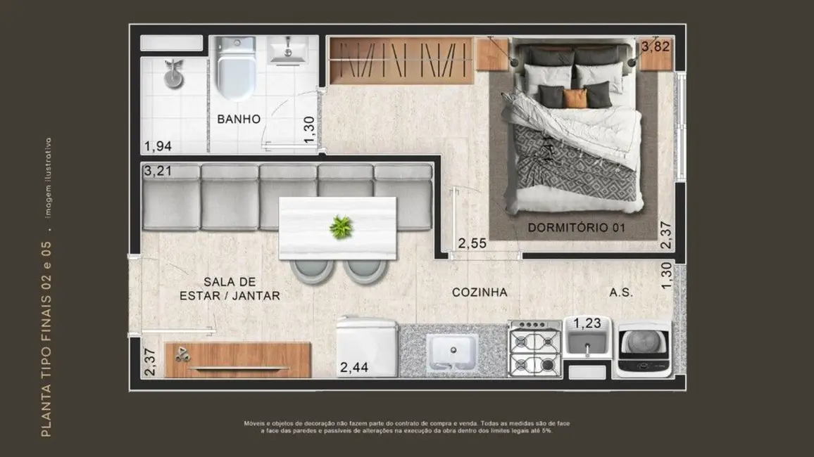 Foto 5 de Apartamento com 2 quartos à venda, 58m2 em Jardim Londrina, São Paulo - SP