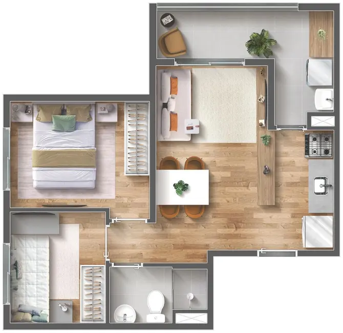 Foto 5 de Apartamento com 2 quartos à venda, 39m2 em Mooca, São Paulo - SP