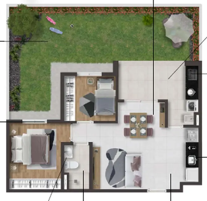 Foto 4 de Apartamento com 3 quartos à venda, 115m2 em Parque Santa Rosa, Suzano - SP