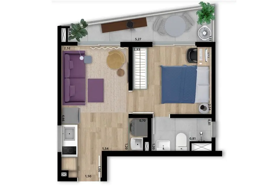 Foto 5 de Kitnet com 1 quarto à venda, 25m2 em Vila Madalena, São Paulo - SP