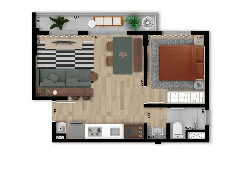 Foto 7 de Kitnet com 1 quarto à venda, 25m2 em Vila Madalena, São Paulo - SP