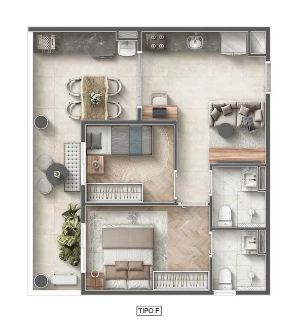 Foto 2 de Apartamento com 2 quartos à venda, 41m2 em Perdizes, São Paulo - SP