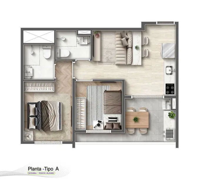 Foto 1 de Apartamento com 2 quartos à venda, 41m2 em Perdizes, São Paulo - SP