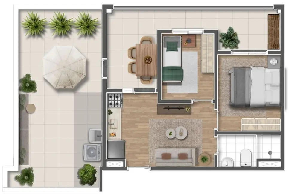 Foto 6 de Apartamento com 1 quarto à venda, 31m2 em Brooklin Paulista, São Paulo - SP