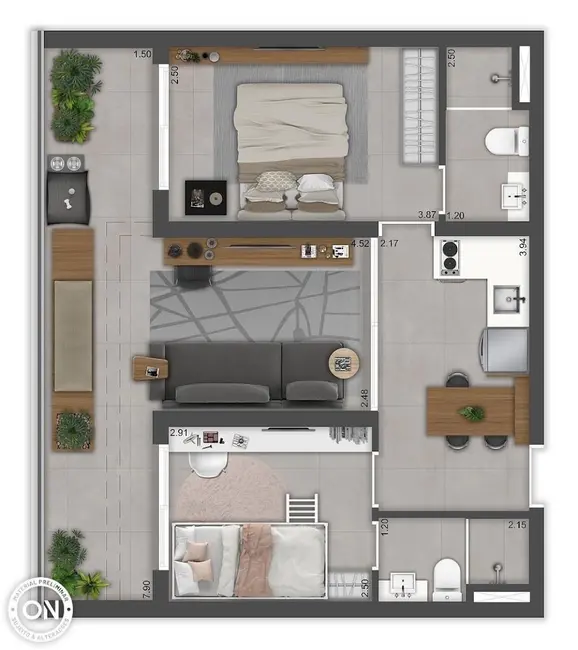 Foto 9 de Apartamento com 1 quarto à venda, 45m2 em Cerqueira César, São Paulo - SP