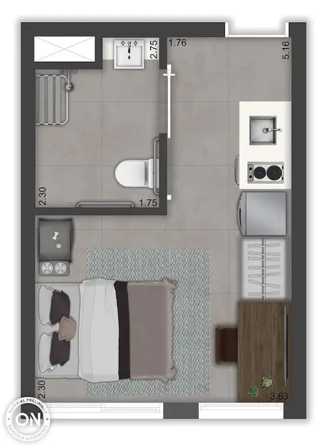 Foto 1 de Apartamento com 1 quarto à venda, 45m2 em Cerqueira César, São Paulo - SP