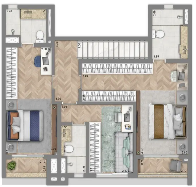 Foto 3 de Apartamento com 3 quartos à venda, 147m2 em Tatuapé, São Paulo - SP