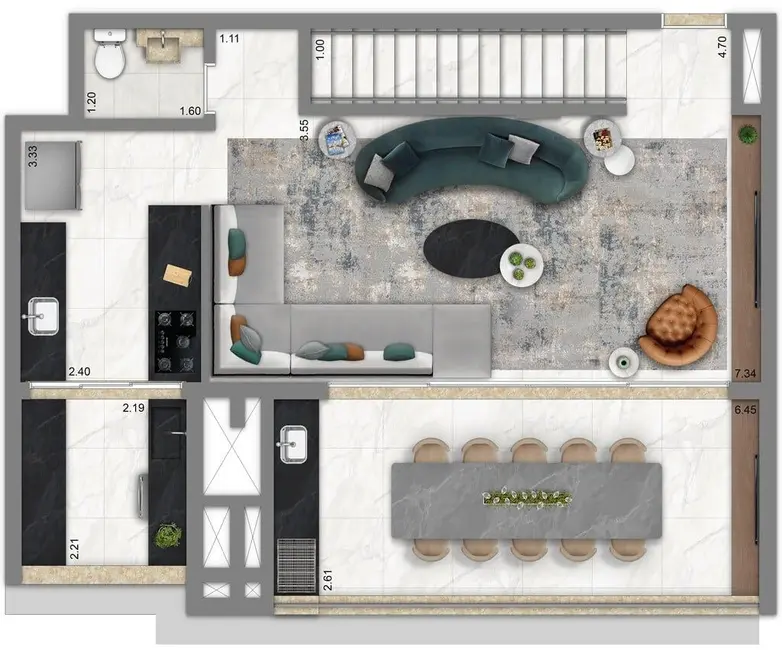 Foto 2 de Apartamento com 3 quartos à venda, 147m2 em Tatuapé, São Paulo - SP