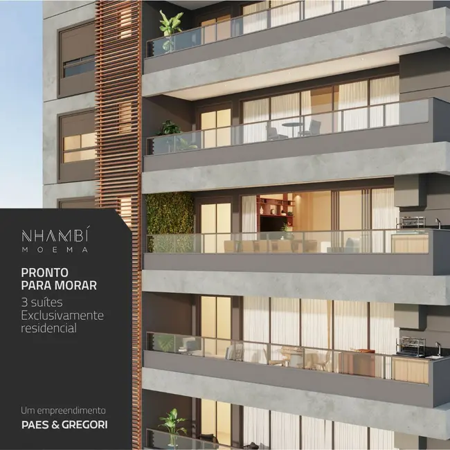 Foto 1 de Apartamento com 3 quartos à venda, 111m2 em Moema, São Paulo - SP