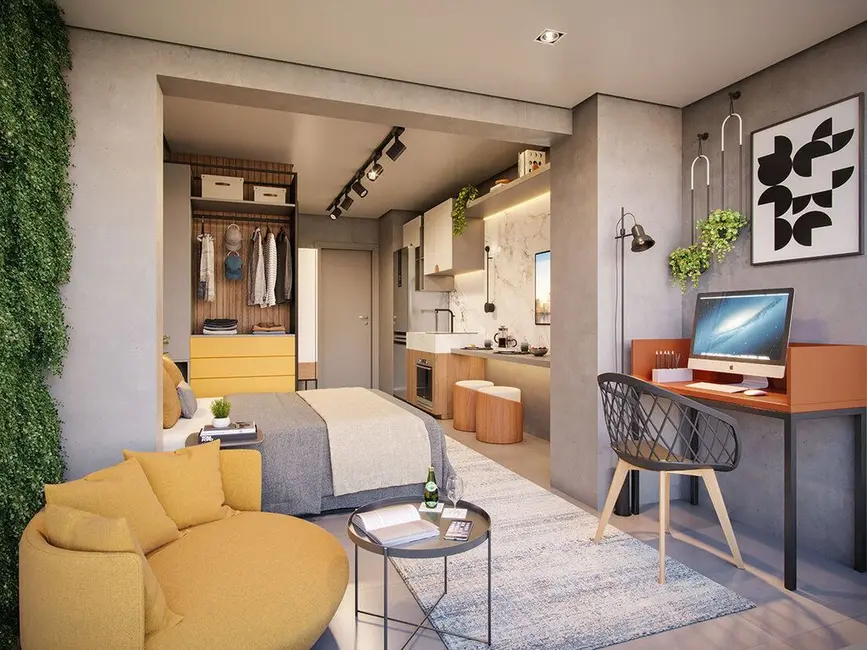Apartamento com 1 quarto à venda, 35m2 em Campo Belo, São Paulo - SP - imagem 6 Foto 6 de Apartamento com 1 quarto à venda, 35m2 em Campo Belo, São Paulo - SP