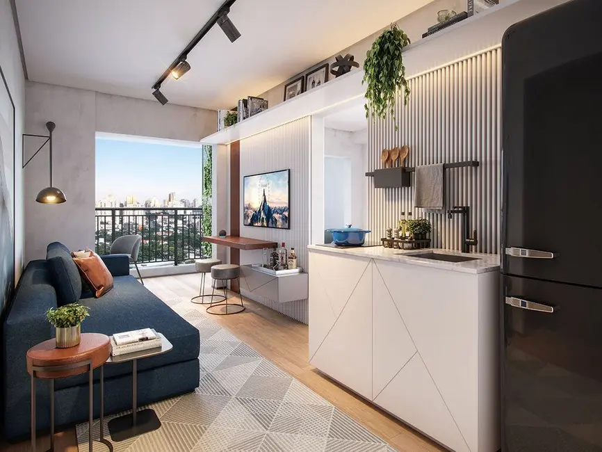 Apartamento com 1 quarto à venda, 35m2 em Campo Belo, São Paulo - SP - imagem 4 Foto 4 de Apartamento com 1 quarto à venda, 35m2 em Campo Belo, São Paulo - SP