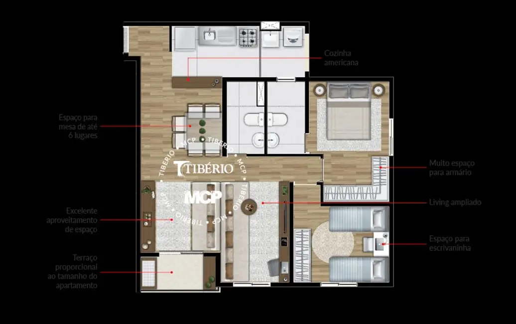 Apartamento com 3 quartos à venda, 65m2 em Centro, Diadema - SP - imagem 4 Foto 4 de Apartamento com 3 quartos à venda, 65m2 em Centro, Diadema - SP