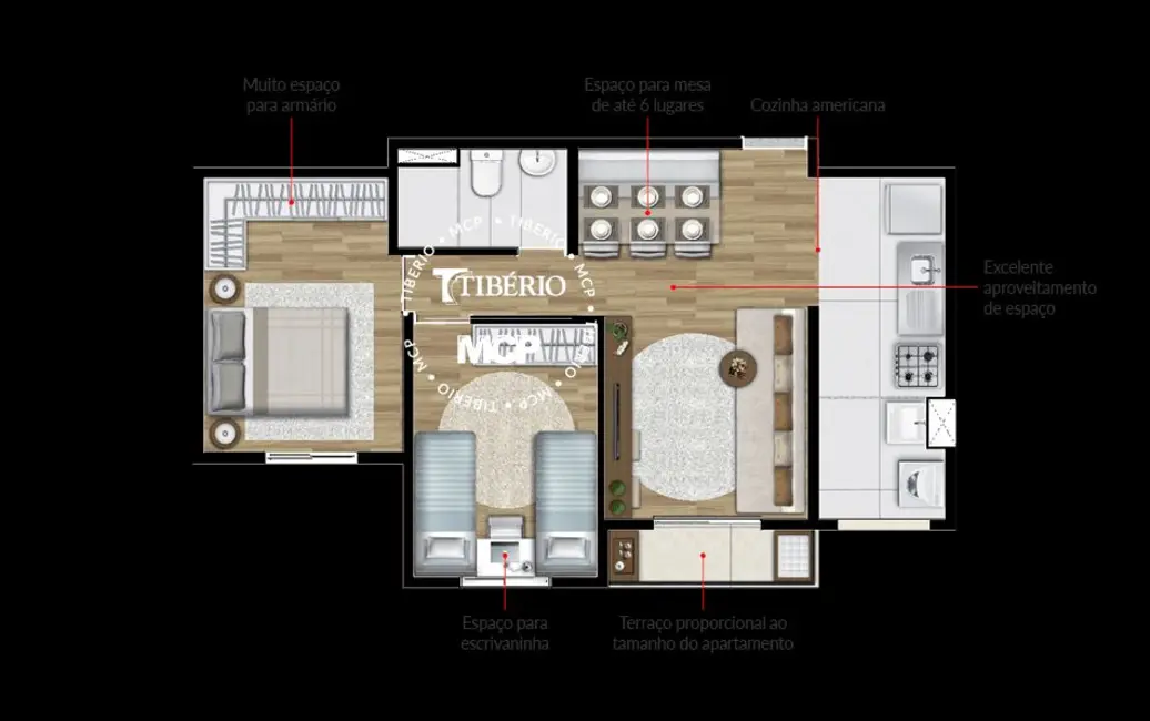Apartamento com 3 quartos à venda, 65m2 em Centro, Diadema - SP - imagem 5 Foto 5 de Apartamento com 3 quartos à venda, 65m2 em Centro, Diadema - SP