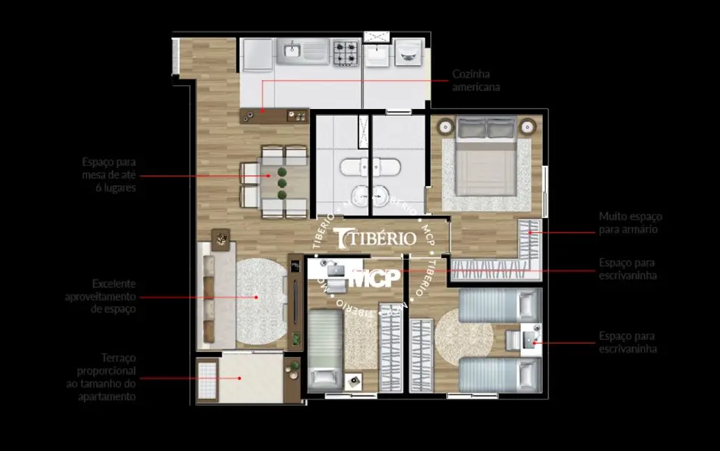 Apartamento com 3 quartos à venda, 65m2 em Centro, Diadema - SP - imagem 3 Foto 3 de Apartamento com 3 quartos à venda, 65m2 em Centro, Diadema - SP