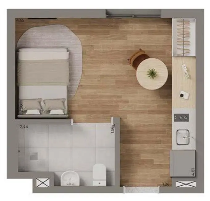 Apartamento com 1 quarto à venda, 86m2 em Saúde, São Paulo - SP - imagem 3 Foto 3 de Apartamento com 1 quarto à venda, 86m2 em Saúde, São Paulo - SP