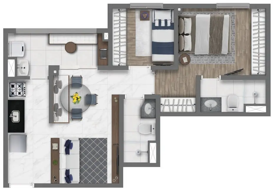 Apartamento com 3 quartos à venda, 78m2 em Belenzinho, São Paulo - SP - imagem 3 Foto 3 de Apartamento com 3 quartos à venda, 78m2 em Belenzinho, São Paulo - SP