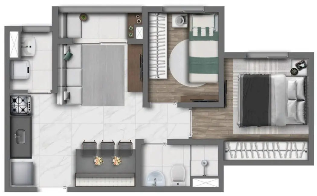 Apartamento com 3 quartos à venda, 78m2 em Belenzinho, São Paulo - SP - imagem 9 Foto 9 de Apartamento com 3 quartos à venda, 78m2 em Belenzinho, São Paulo - SP